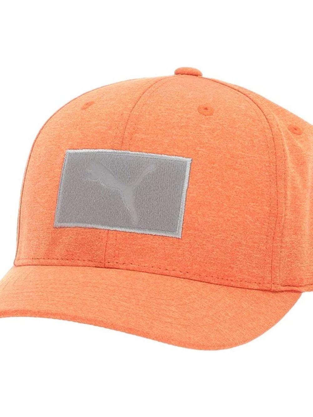 Puma Orange Cap with Gray Puma Patch